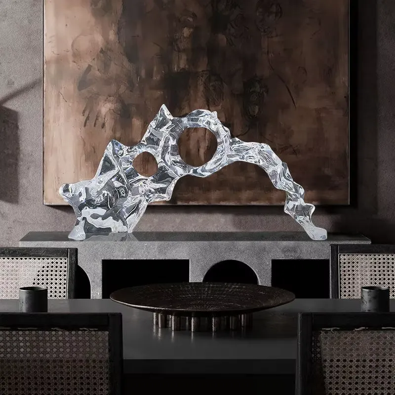 Transparent Resin Taihu Stone  - Abstract Sculpture Resin review and price
