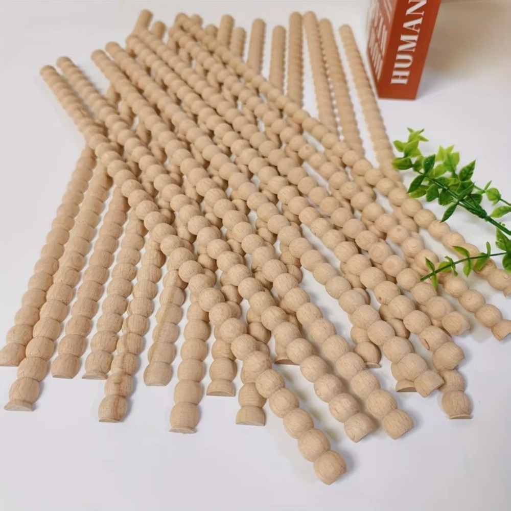 8Pcs Wood Decorative Beaded Wo - Home Decor Wall Molding review and price