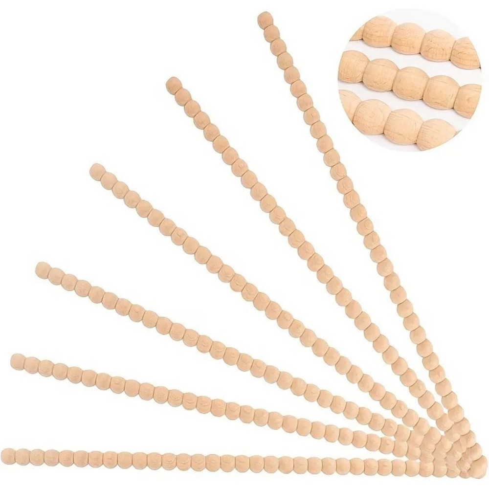 8Pcs Wood Decorative Beaded Wo - Home Decor Wall Molding review and price