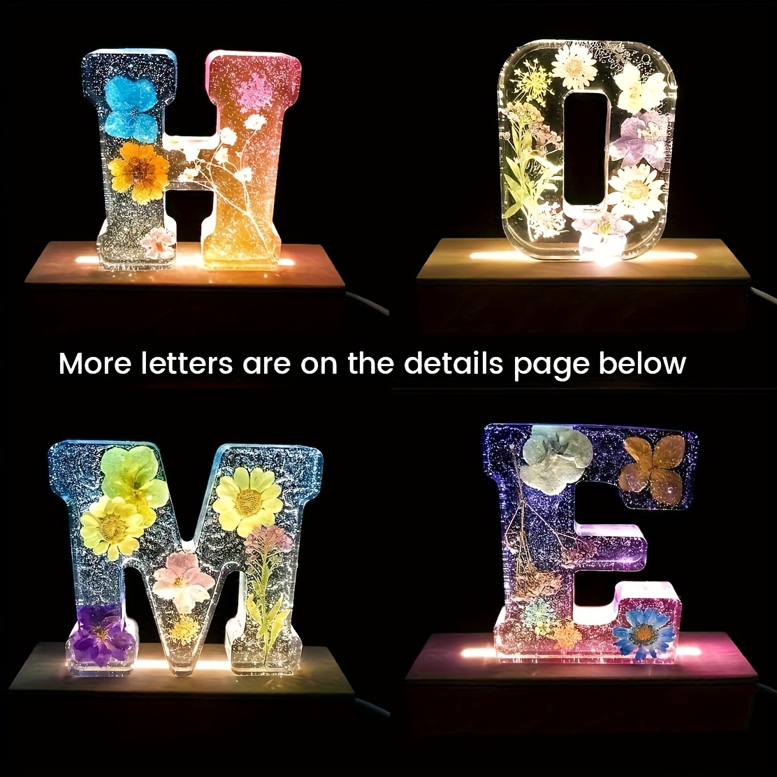 7-Inch Large Letter Resin Mold - Home Decor Logo review and price