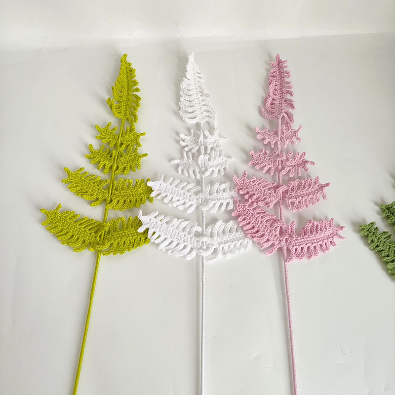 New Flower Bouquet with Fern L - Yarn Home Decor review and price