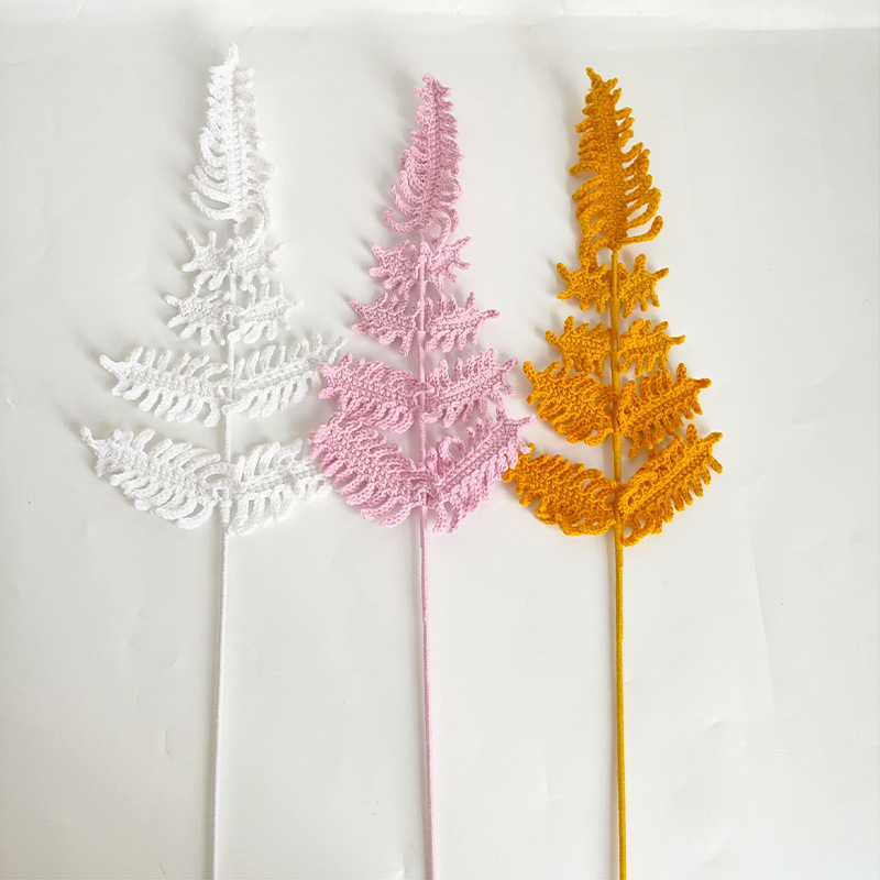 New Flower Bouquet with Fern L - Yarn Home Decor review and price
