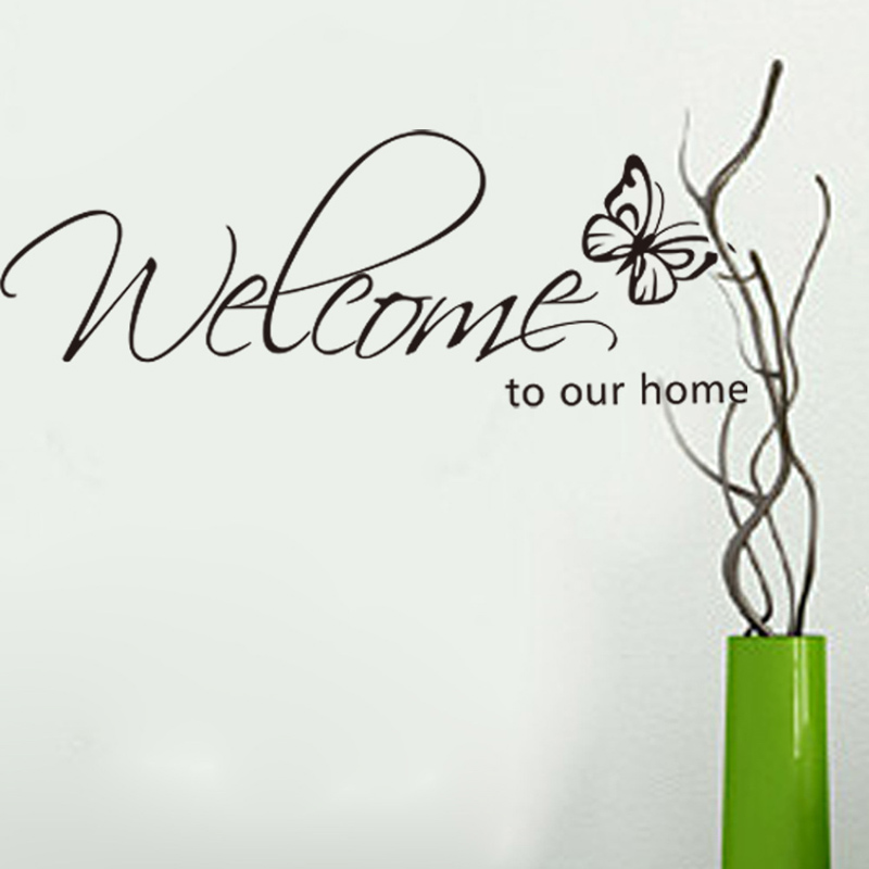 Welcome To Our Home English Al - Home Decor Indonesia review and price