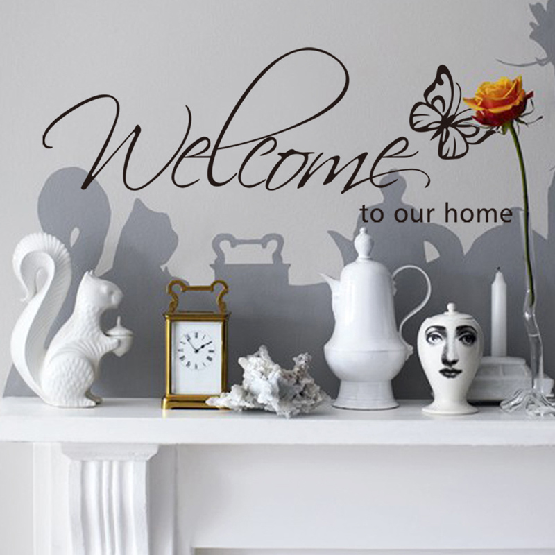 Welcome To Our Home English Al - Home Decor Indonesia review and price