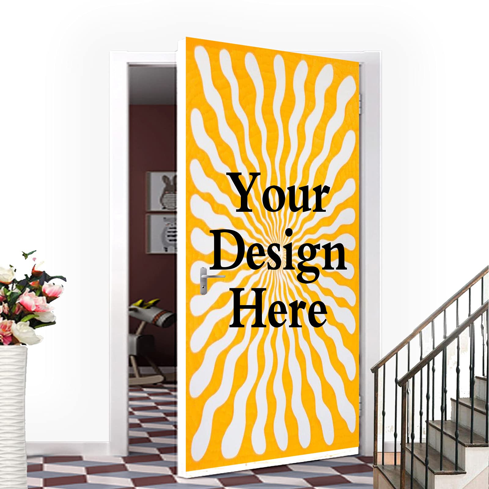 Custom Door Stickers Wallpaper - Home Decor Free Images review and price