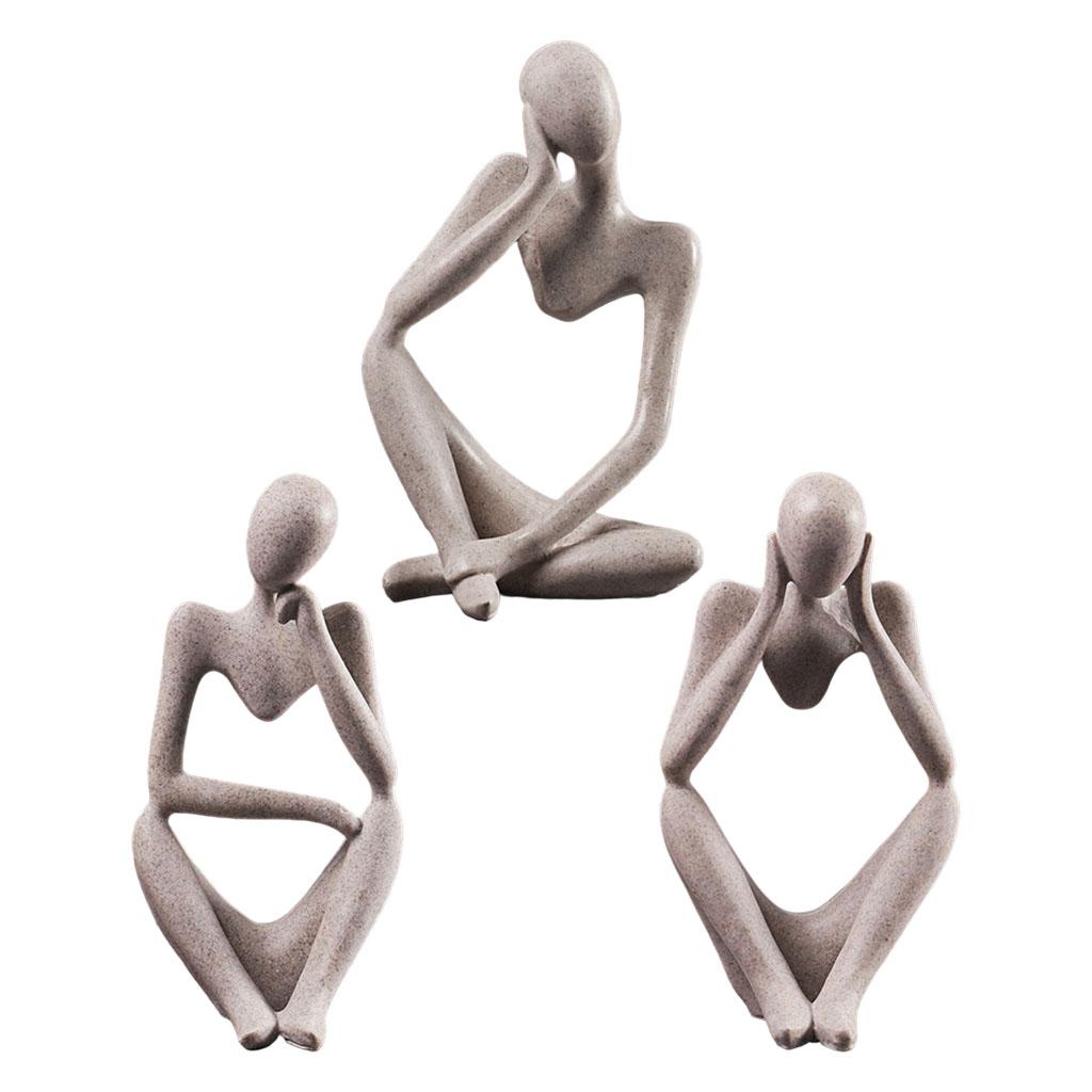 Nordic Abstract Thinker Statue - Abstract Sculpture Resin review and price