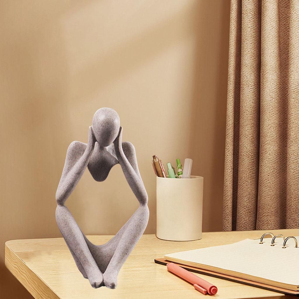 Nordic Abstract Thinker Statue - Abstract Sculpture Resin review and price