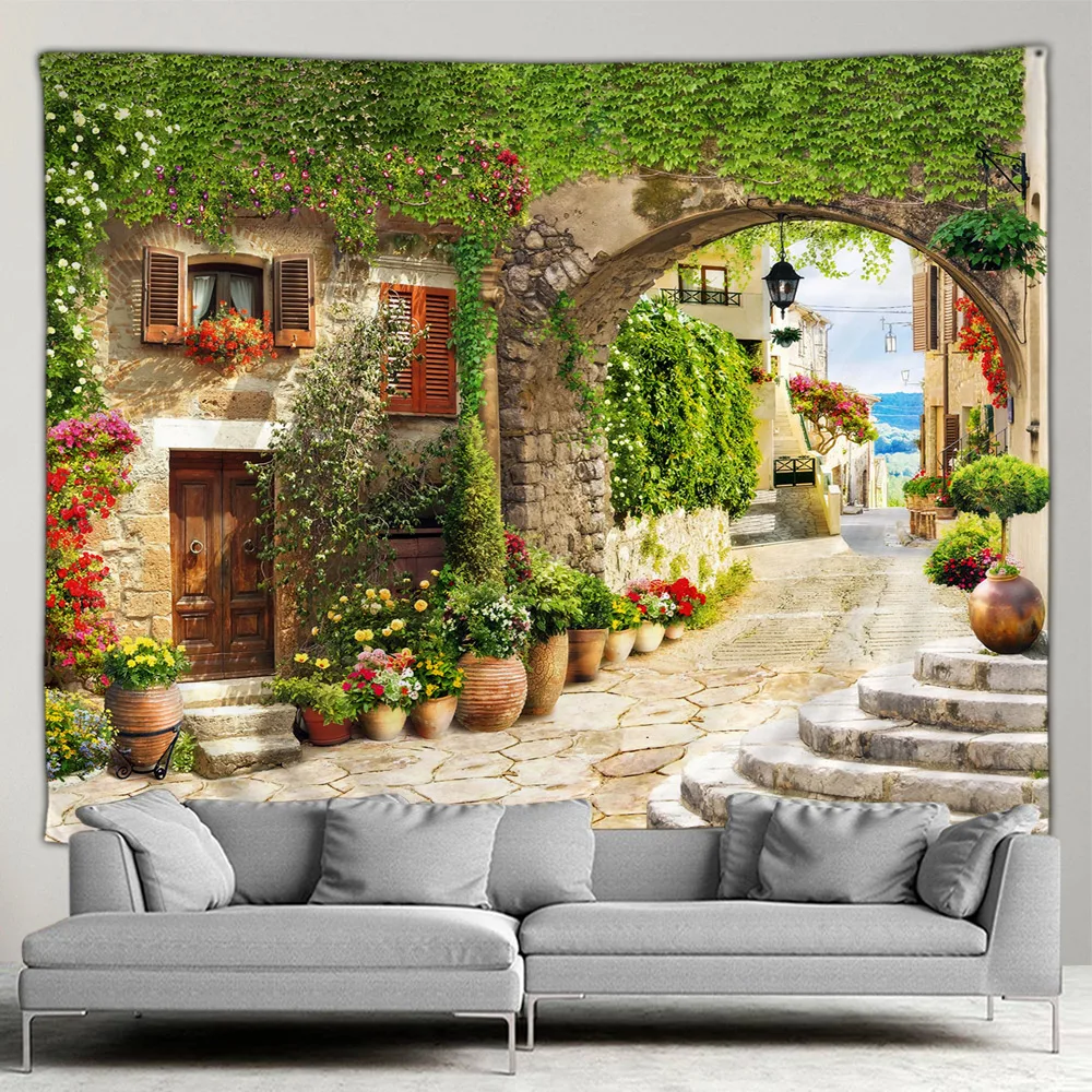 Outdoor Garden Poster Mediterr - Home Decor Indonesia review and price