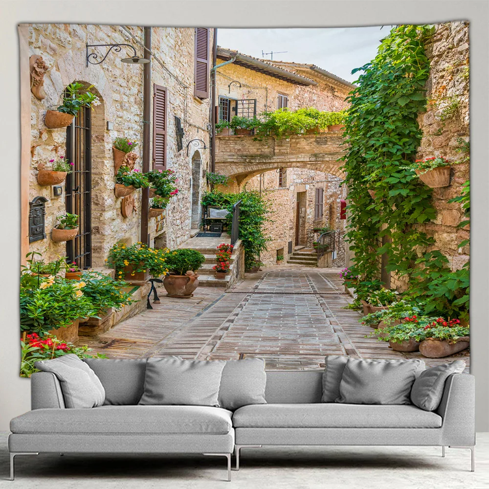 Outdoor Garden Poster Mediterr - Home Decor Indonesia review and price