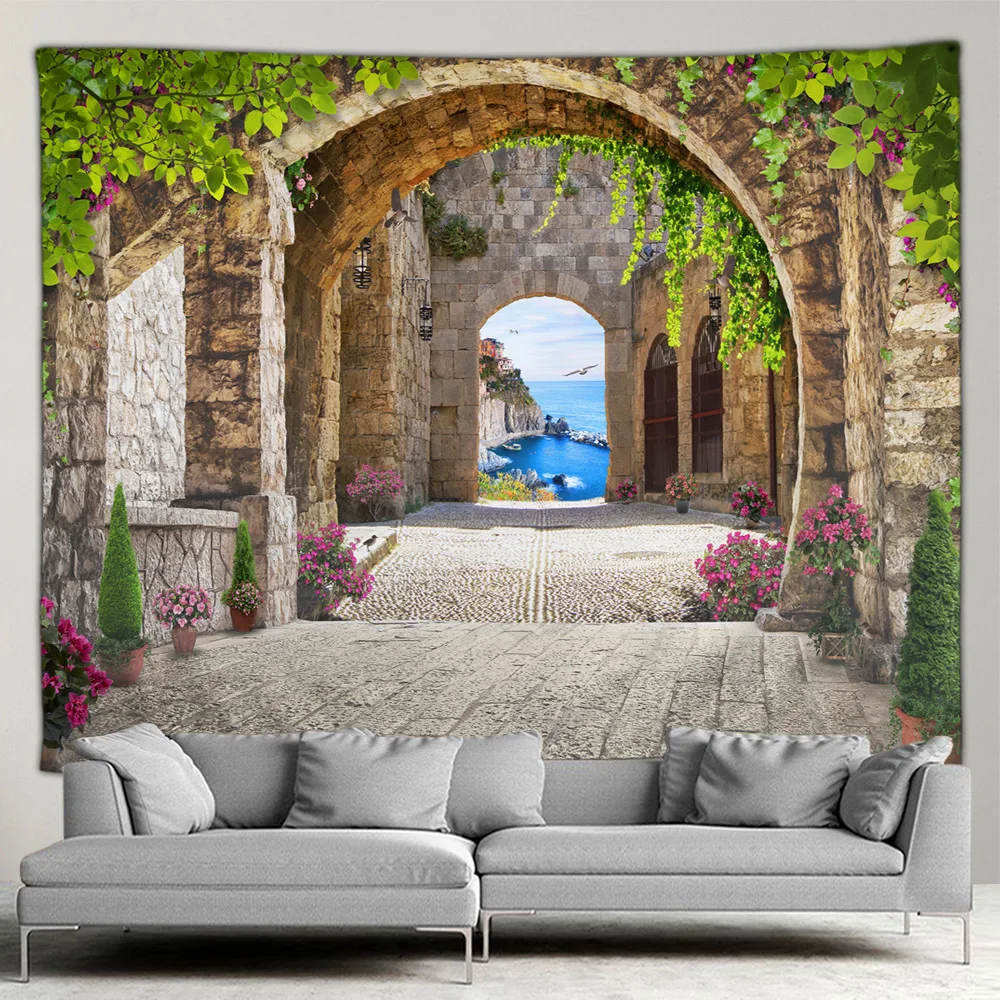 Outdoor Garden Poster Mediterr - Home Decor Indonesia review and price