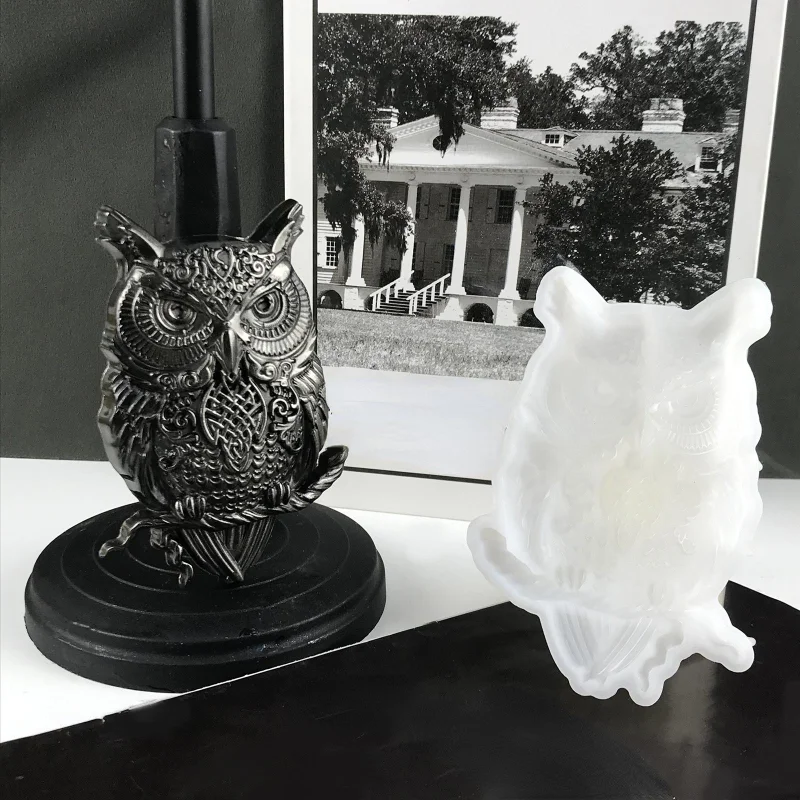 Creative Owl Ornaments Epoxy R - Home Decor Wall Molding review and price