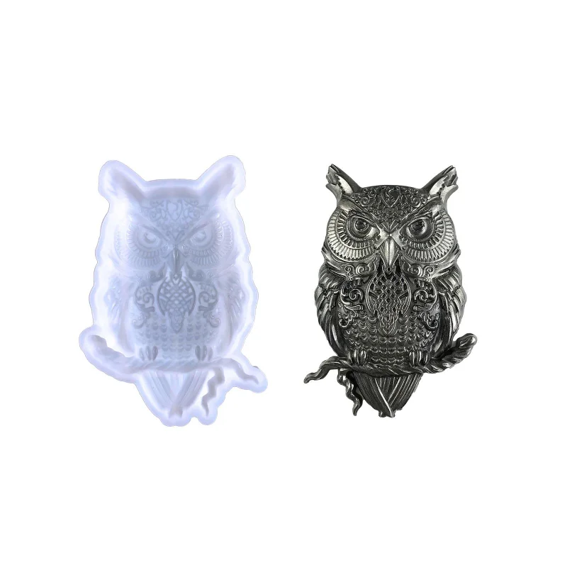 Creative Owl Ornaments Epoxy R - Home Decor Wall Molding review and price