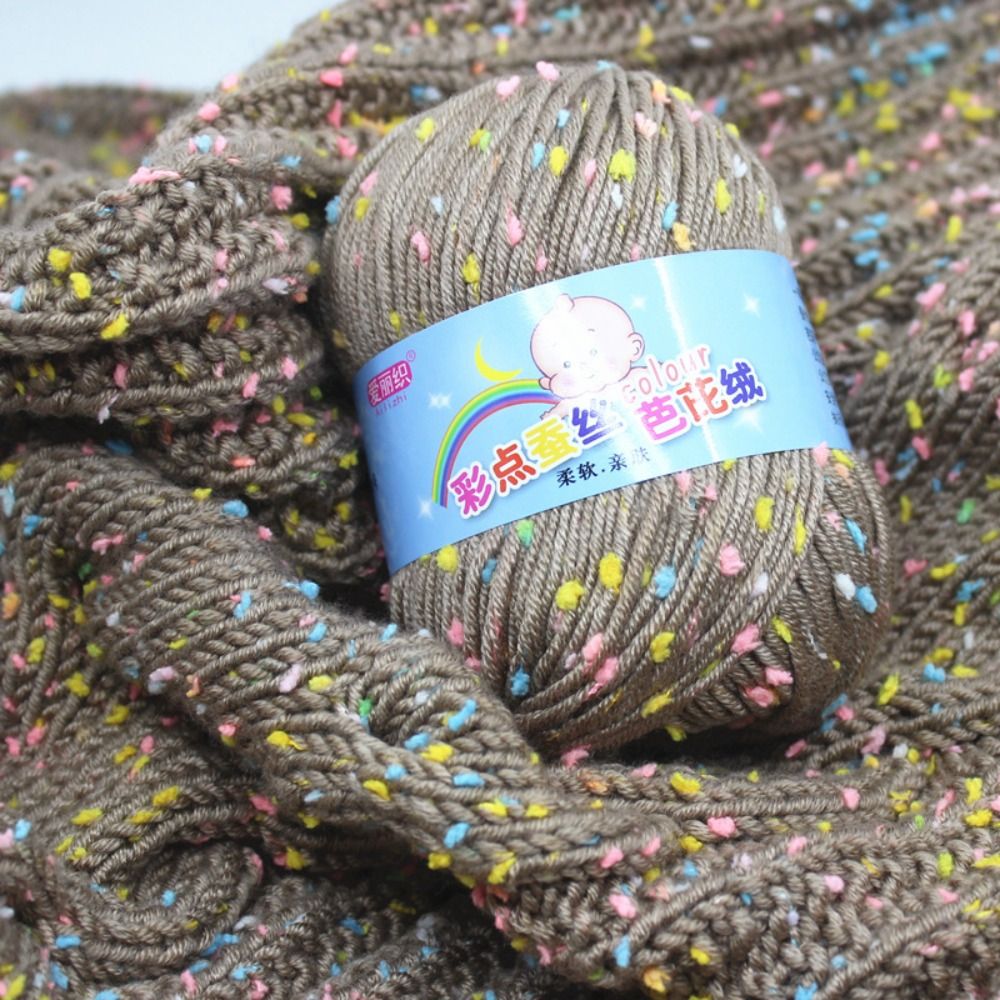 50g/Roll Wool Yarn Multicolor  - Yarn Home Decor review and price