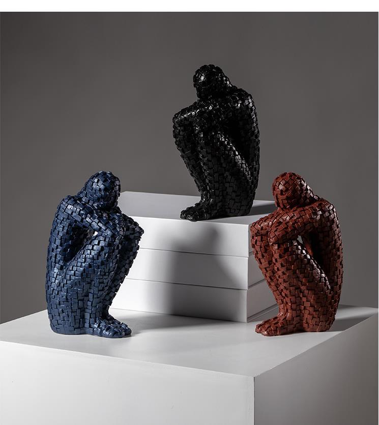 Mosaic Figures Sculpture Abstr - Abstract Sculpture Resin review and price